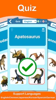 Dino World  Dino Cards 2 android App screenshot 0